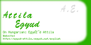 attila egyud business card